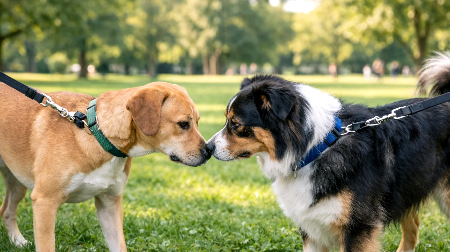 Un cane adulto appena adottato mostra difficoltà di ambientamento e segnali di stress quando viene messo a contatto con altri animali già presenti in casa, come aggressività, ringhio o al contrario eccessiva sottomissione, rendendo complicata la convivenza e l'integrazione nel nuovo nucleo familiare."